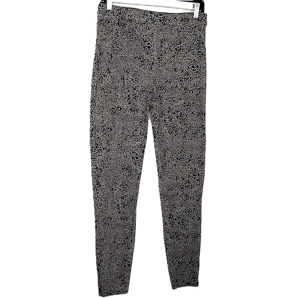 Spanx Jean-ish  Jeggings Denim Leggings  Desert Dot Jeans  Animal Print EUC Sz L